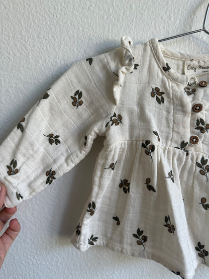 City Mouse muslin tunic set || olives (3/6)