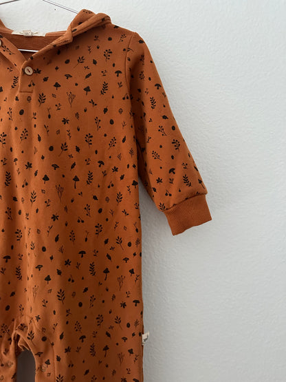 Red Caribou Pima cotton mushroom jumpsuit || 12/18
