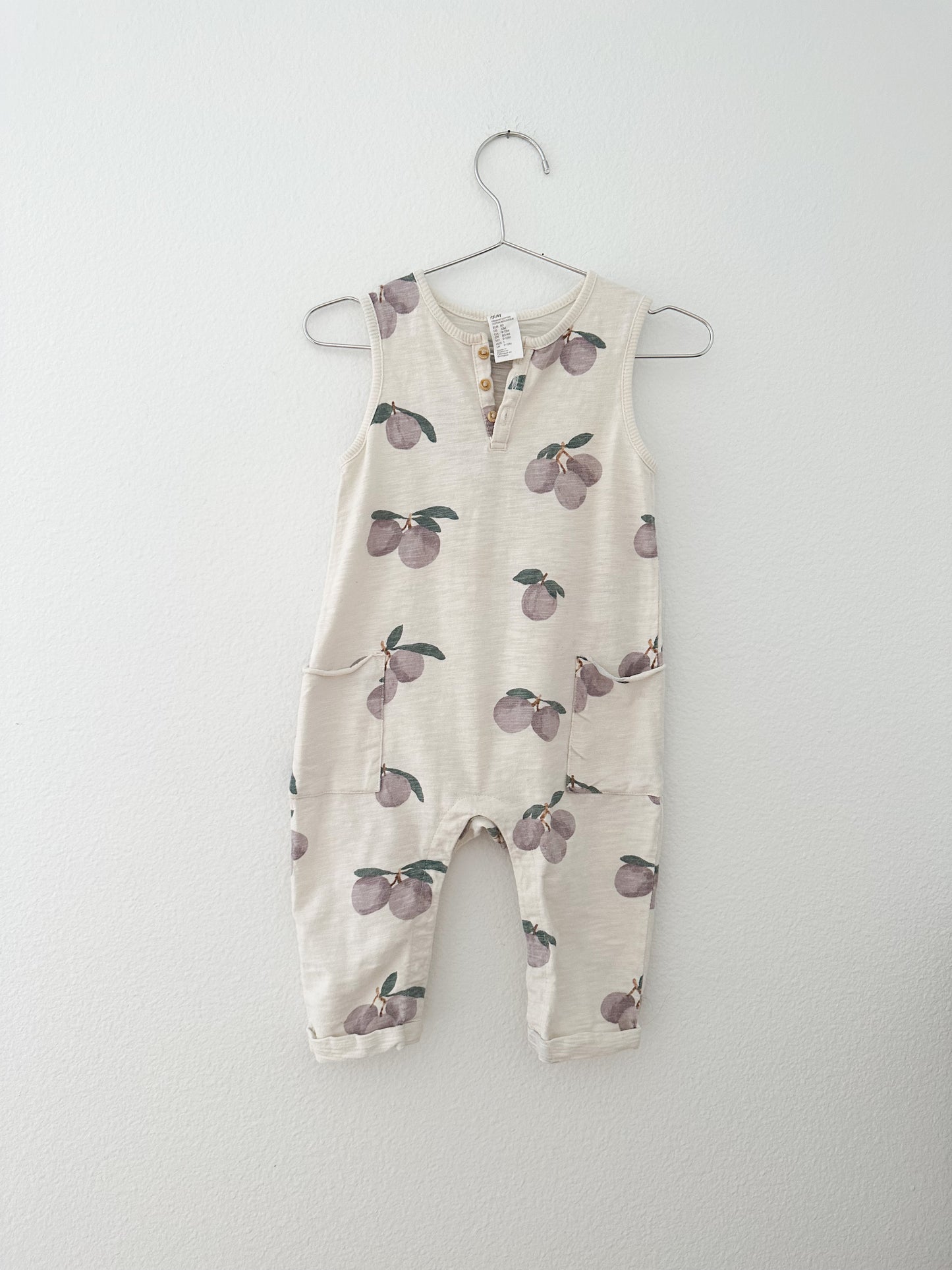 H&M plum romper (12M)