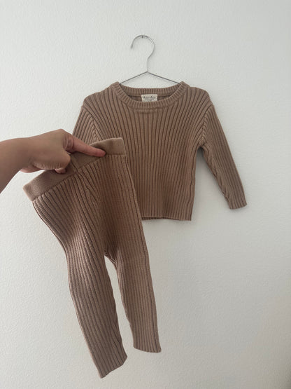 Luna & Luca chunky rib set|| acorn (12/18)
