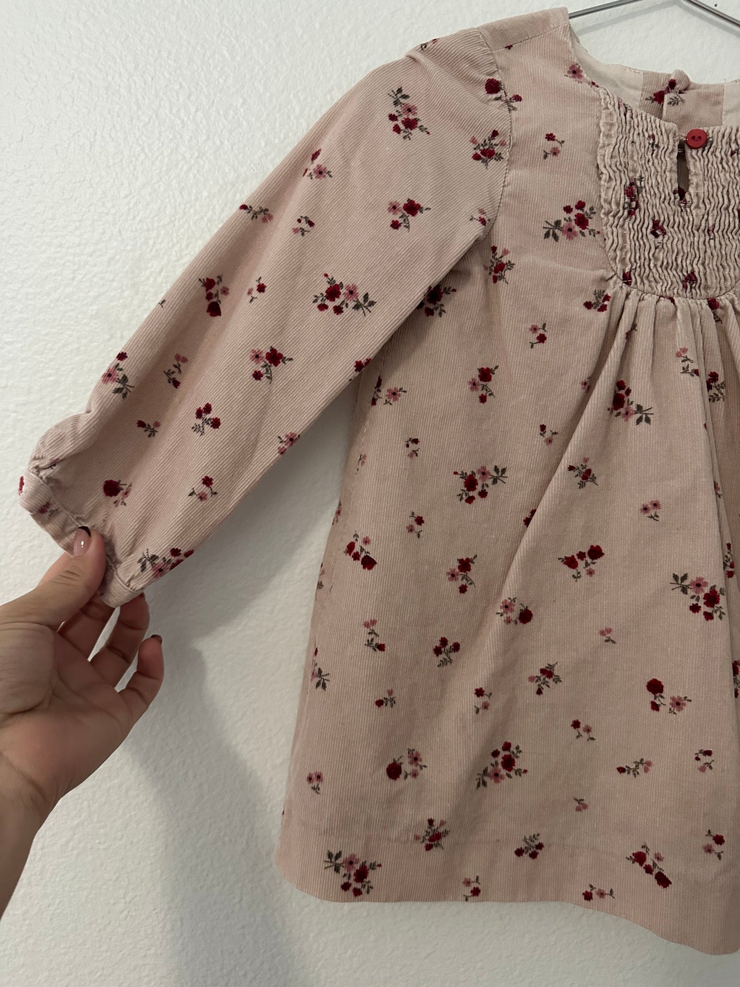 Zara light corduroy dress || 2/3T