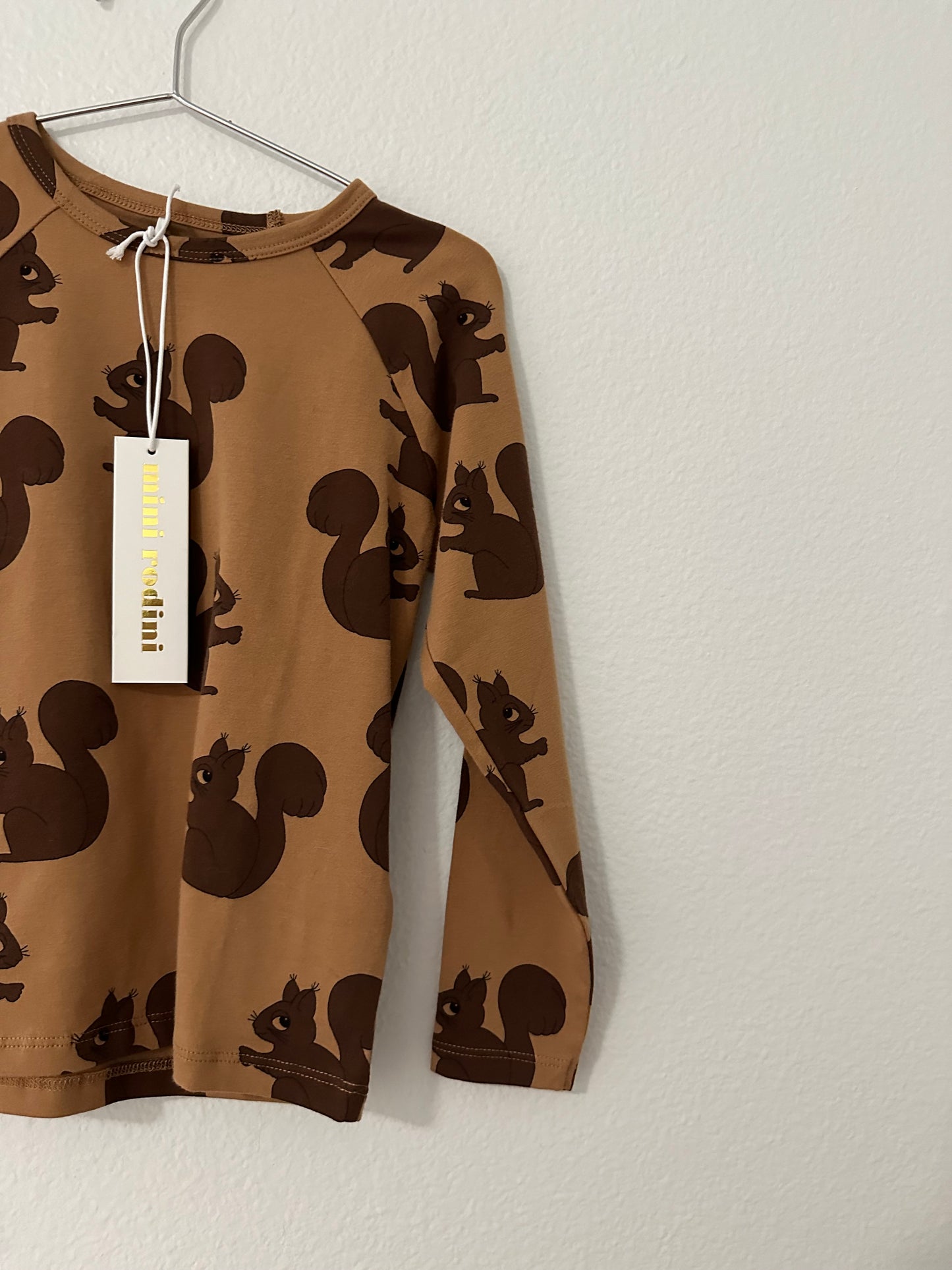 Mini Rodini squirrel long sleeve (4/5T)
