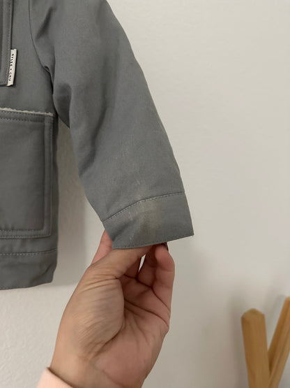 Rylee + Cru Sherpa collar coat (2/3T)