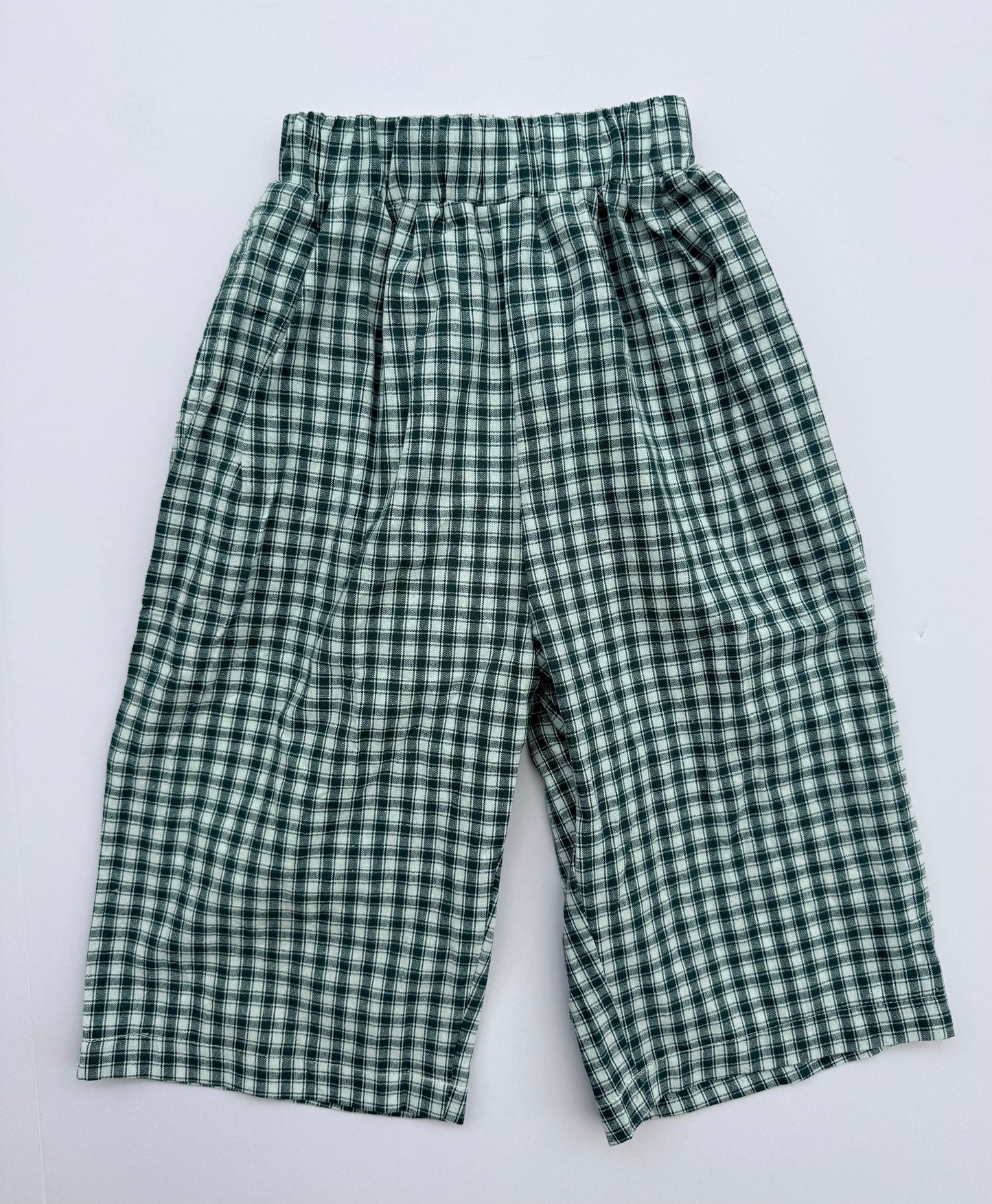 Fostered || green grid pant || size 2