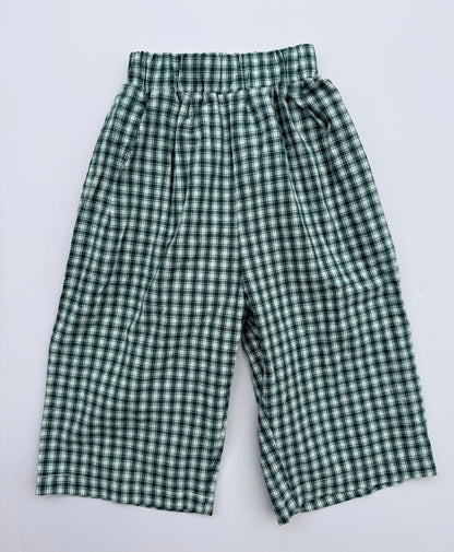 Fostered || green grid pant || size 2