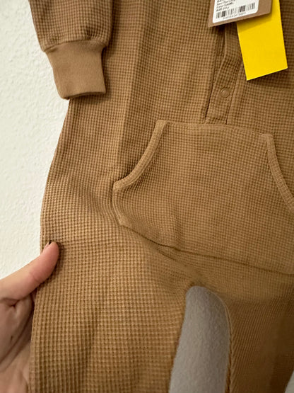 The simple folk waffle long john in camel || 2/3T