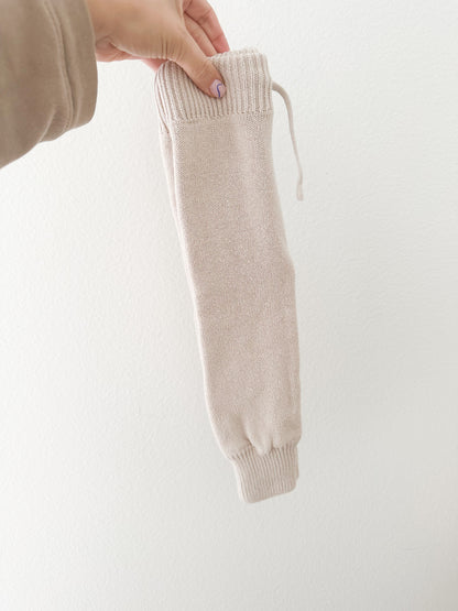 Rivi and Kim knit drawstring joggers - Sand || 18/24