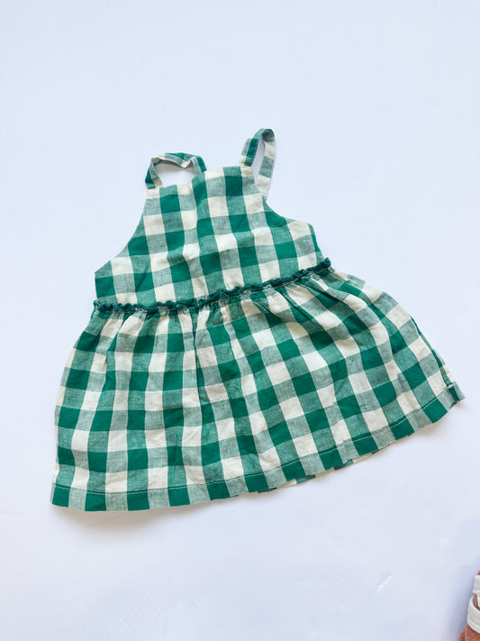 Fin & Vince green gingham skirtall|| 12/18