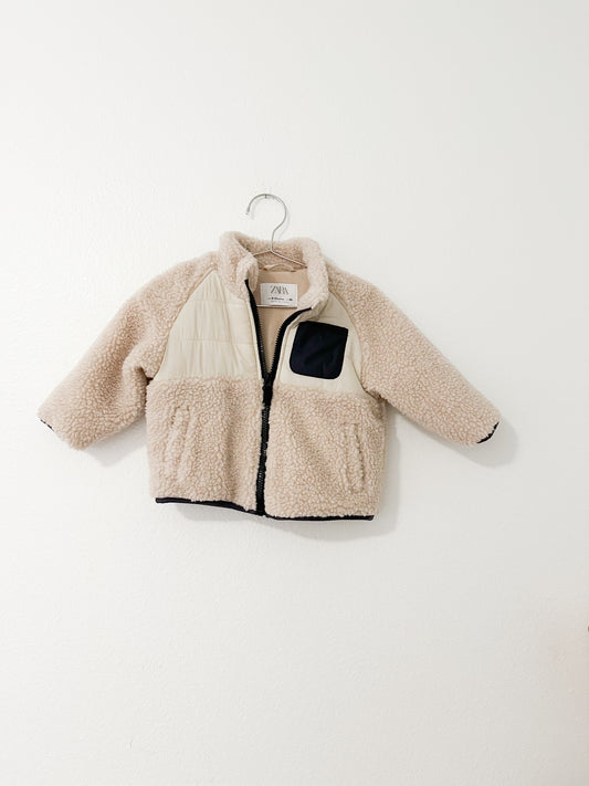 Zara Sherpa jacket (9/12)
