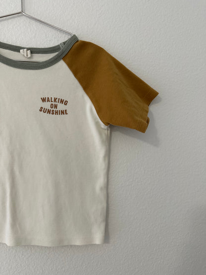 Quincy Mae color block tee|| 4/5