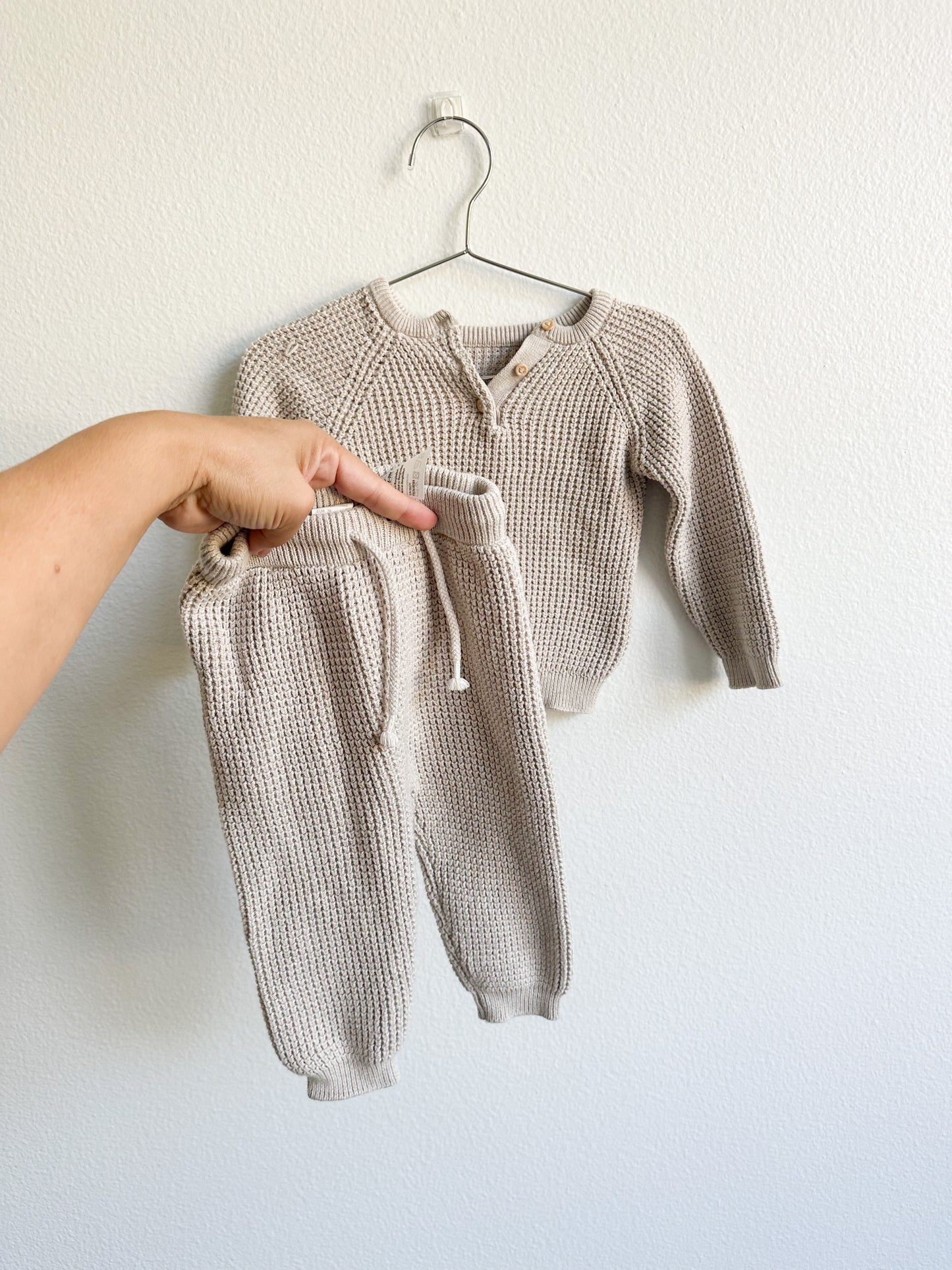 H&M knit set (9M)
