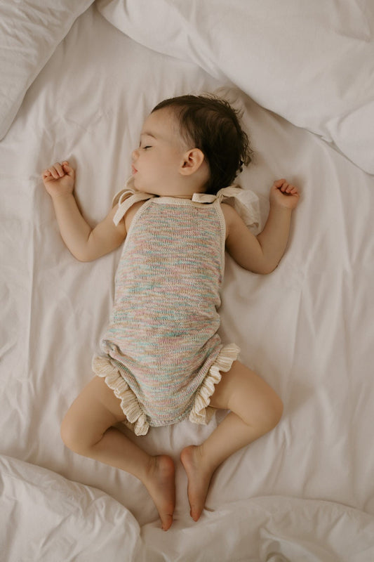 Ziggy Lou frill bodysuit sprinkle || 2Y