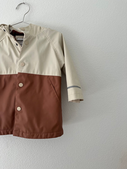 Zara color block raincoat (9/12)