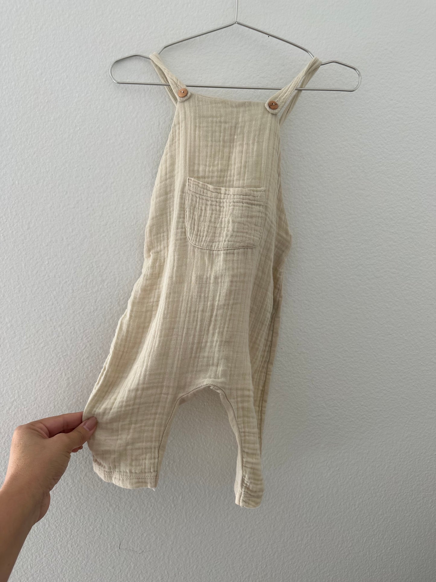 Zara woven overalls (3/6)