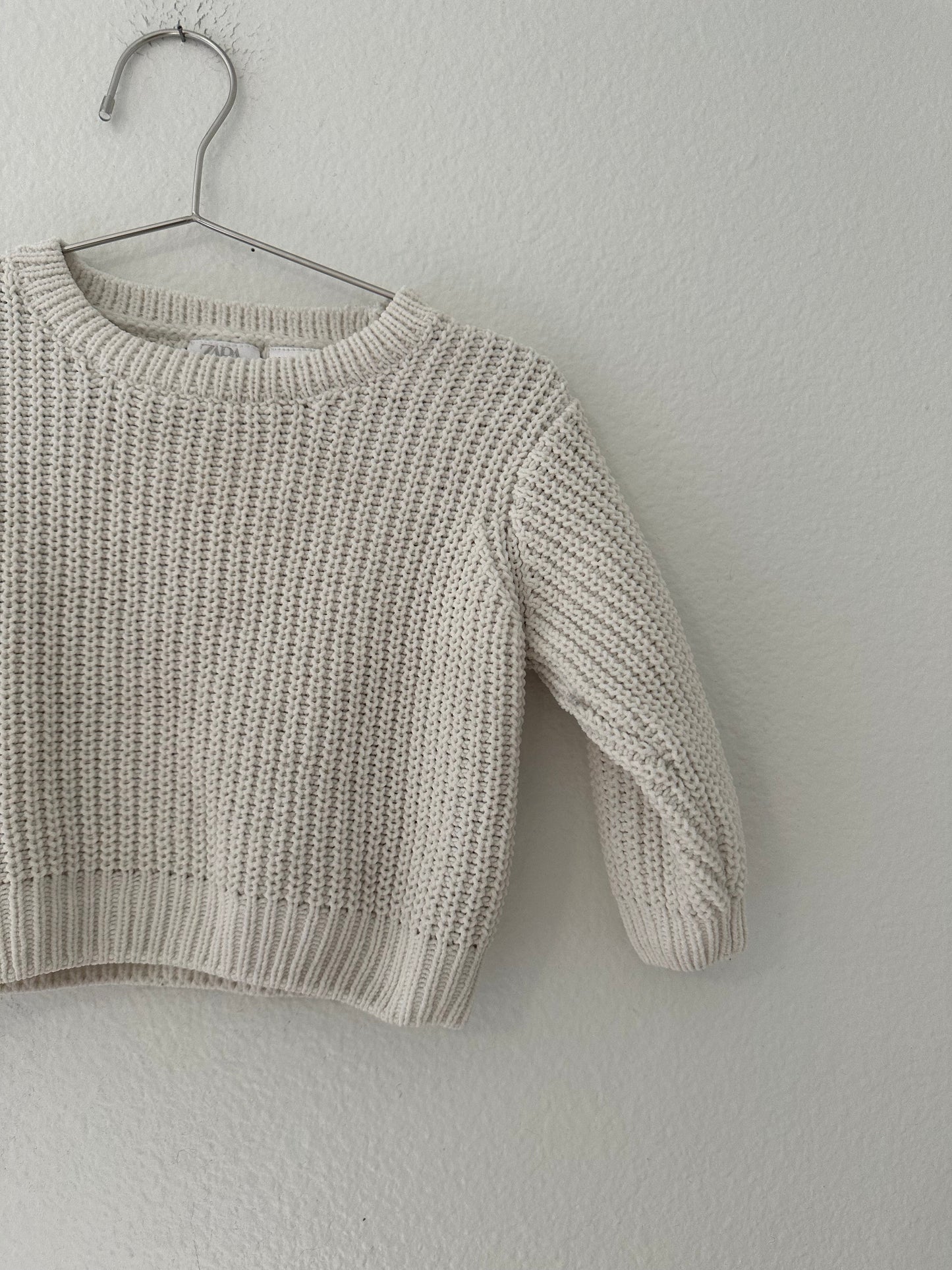 Zara knit sweater || 9/12