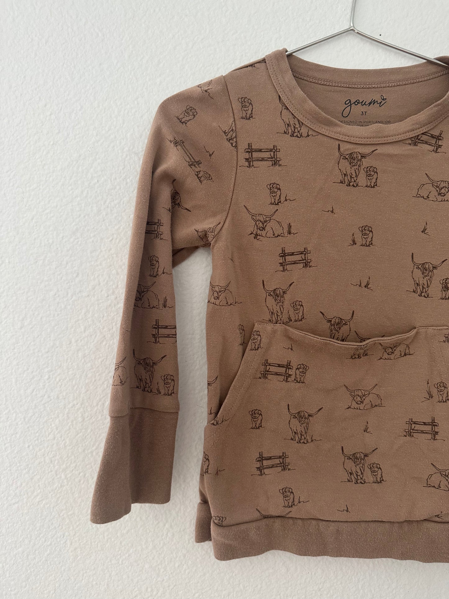 Goumi highland cow jogger set (3T)