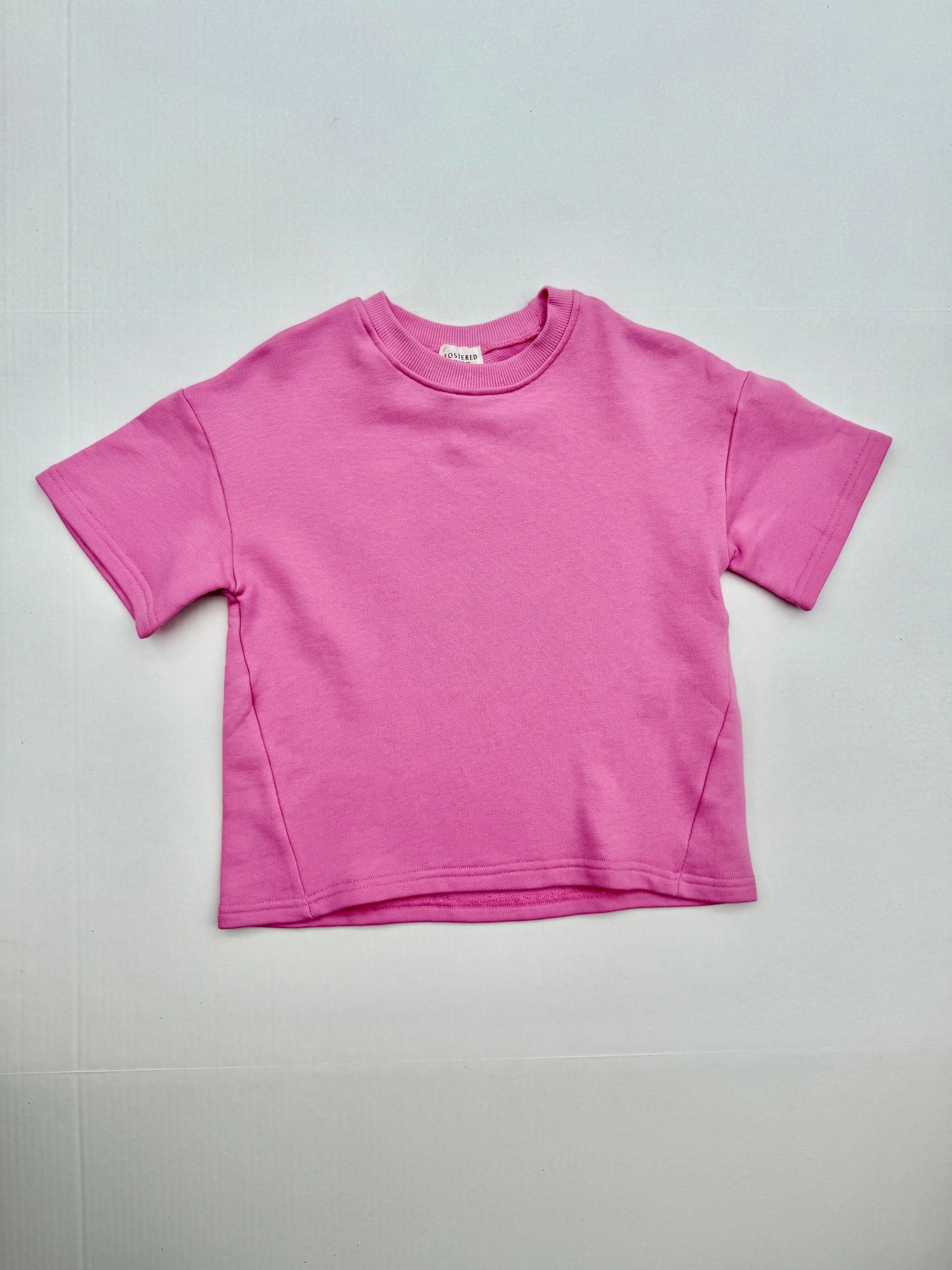 Fostered Collection || comfort sweatshort set - pink - size 4