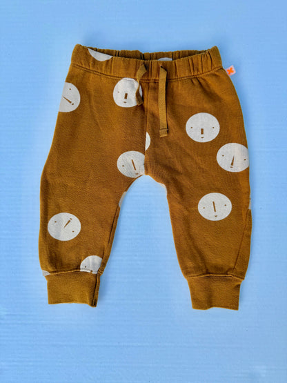 Tinycottons || brown face joggers || 6/12m
