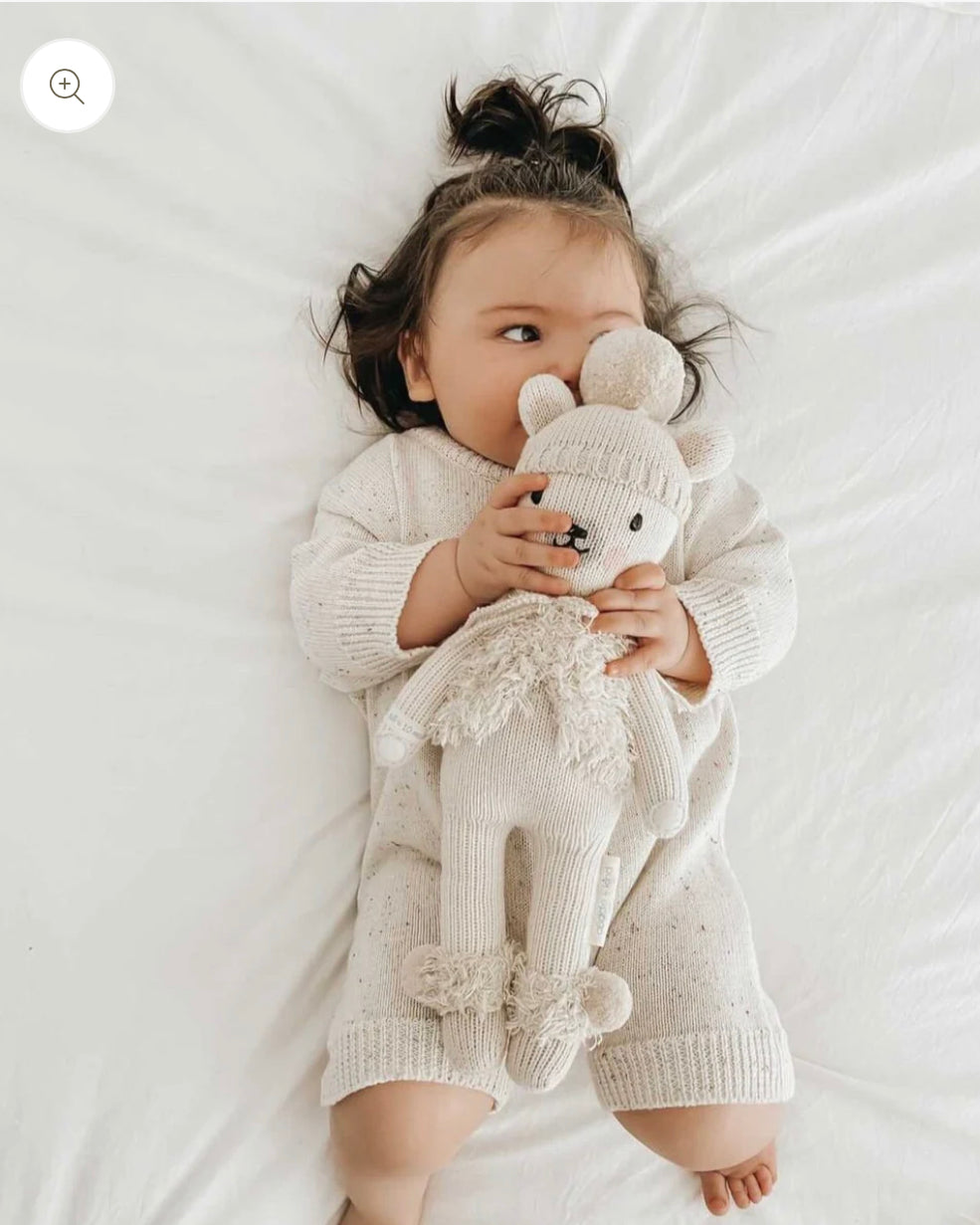 Oat sprinkle knit playsuit (6/12)