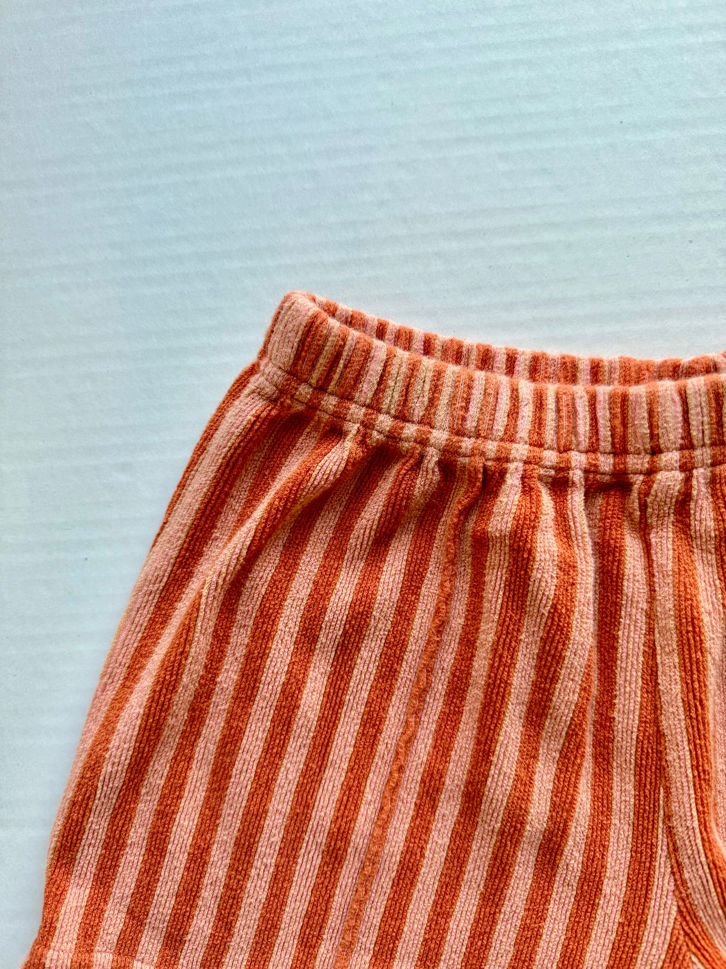 Fostered Collection || orange terry shorts || Size 6