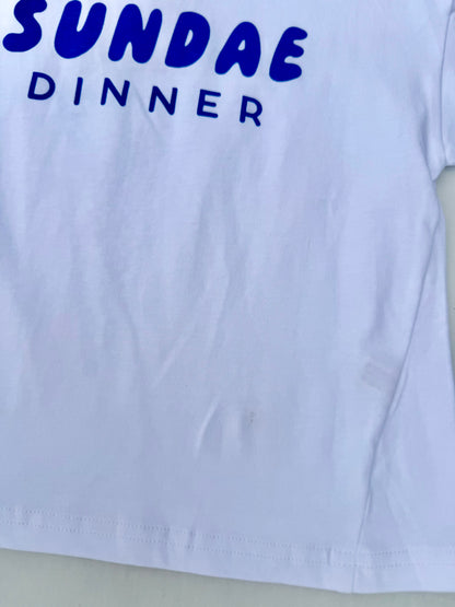 Fostered Collection Sundae dinner tee in pink || 2 T