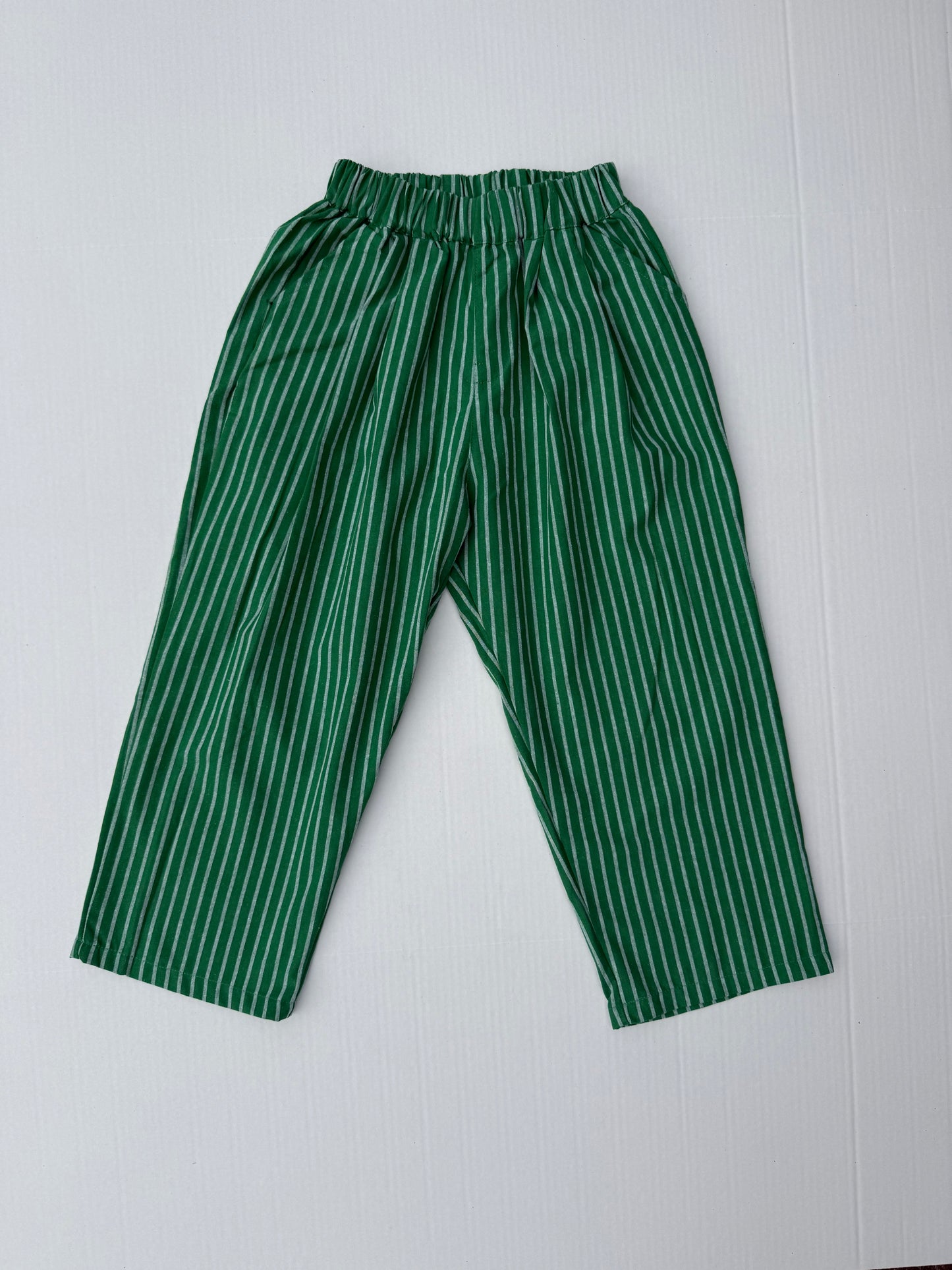 Fostered Collection || striped pant - green- size 6