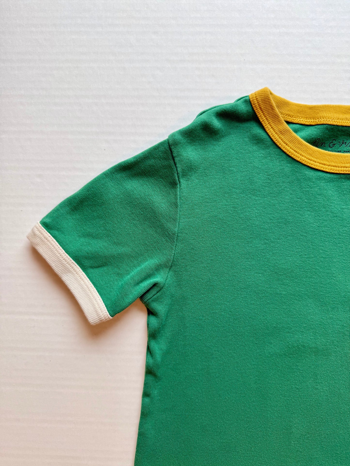 Fin & Vince || green tee || Size 8/9