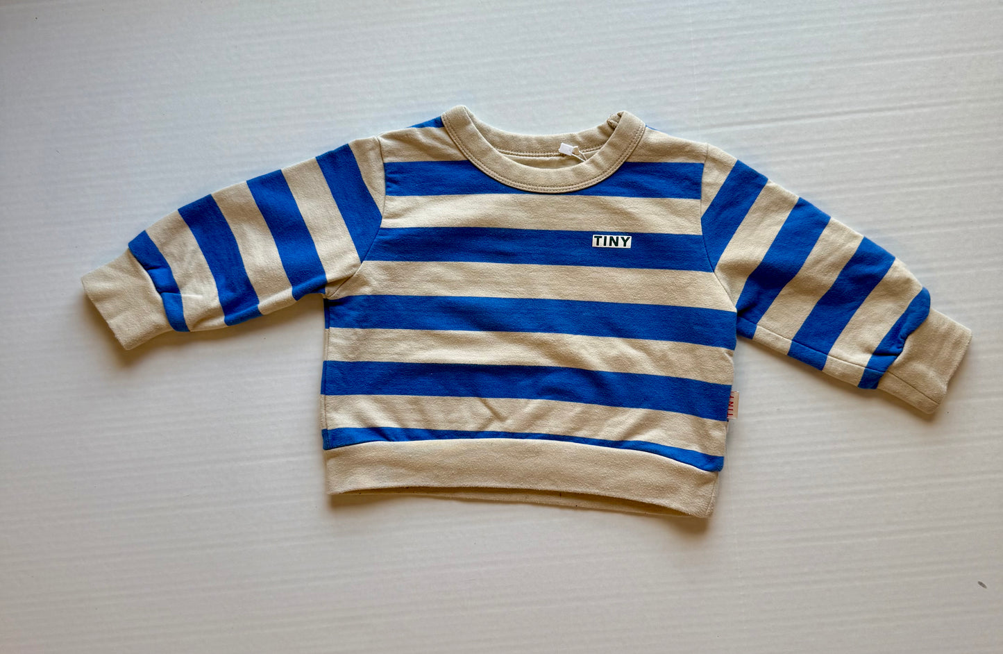 Tinycottons || striped crewneck sweatshirt || 12m