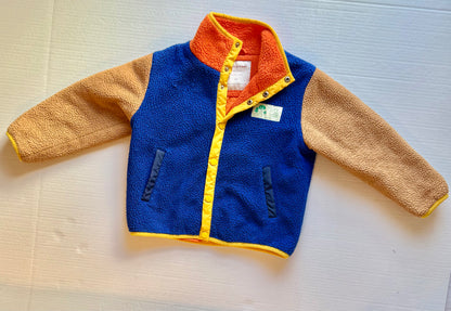 Tinycottons || color block sherpa || Size 6 y