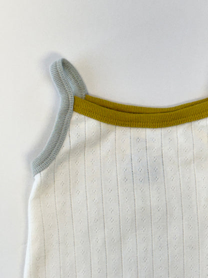 Pehr || pointelle color block one piece || 6-12m