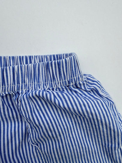 Fostered || blue stripe shorts || size 6