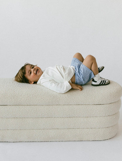 Fostered || blue stripe shorts || size 6