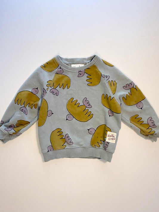 Zara || bird crewneck || 4y