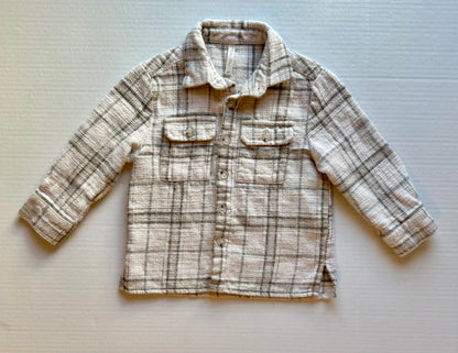 Rylee & Cru || ivory moss flannel top || 2-3T