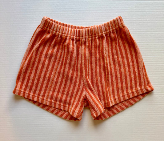 Fostered Collection || orange terry shorts || Size 6