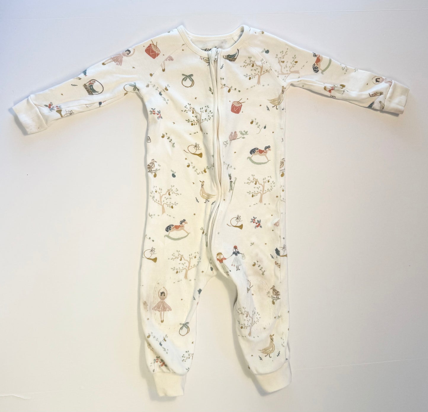Pehr || white rocking horse sleeper || 12-18m