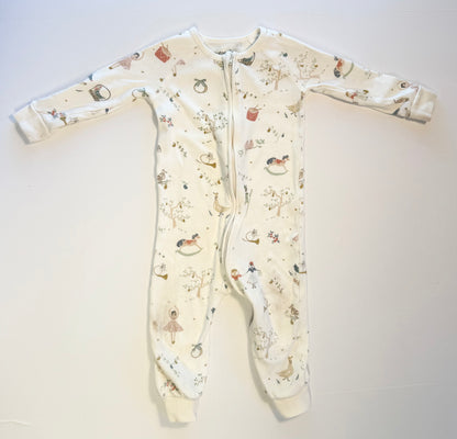 Pehr || white rocking horse sleeper || 12-18m