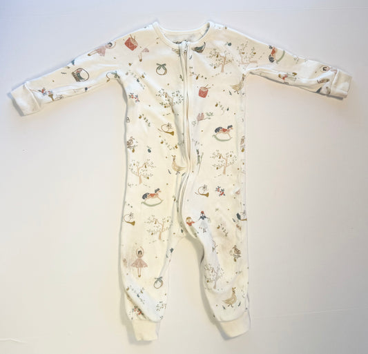Pehr || white rocking horse sleeper || 12-18m