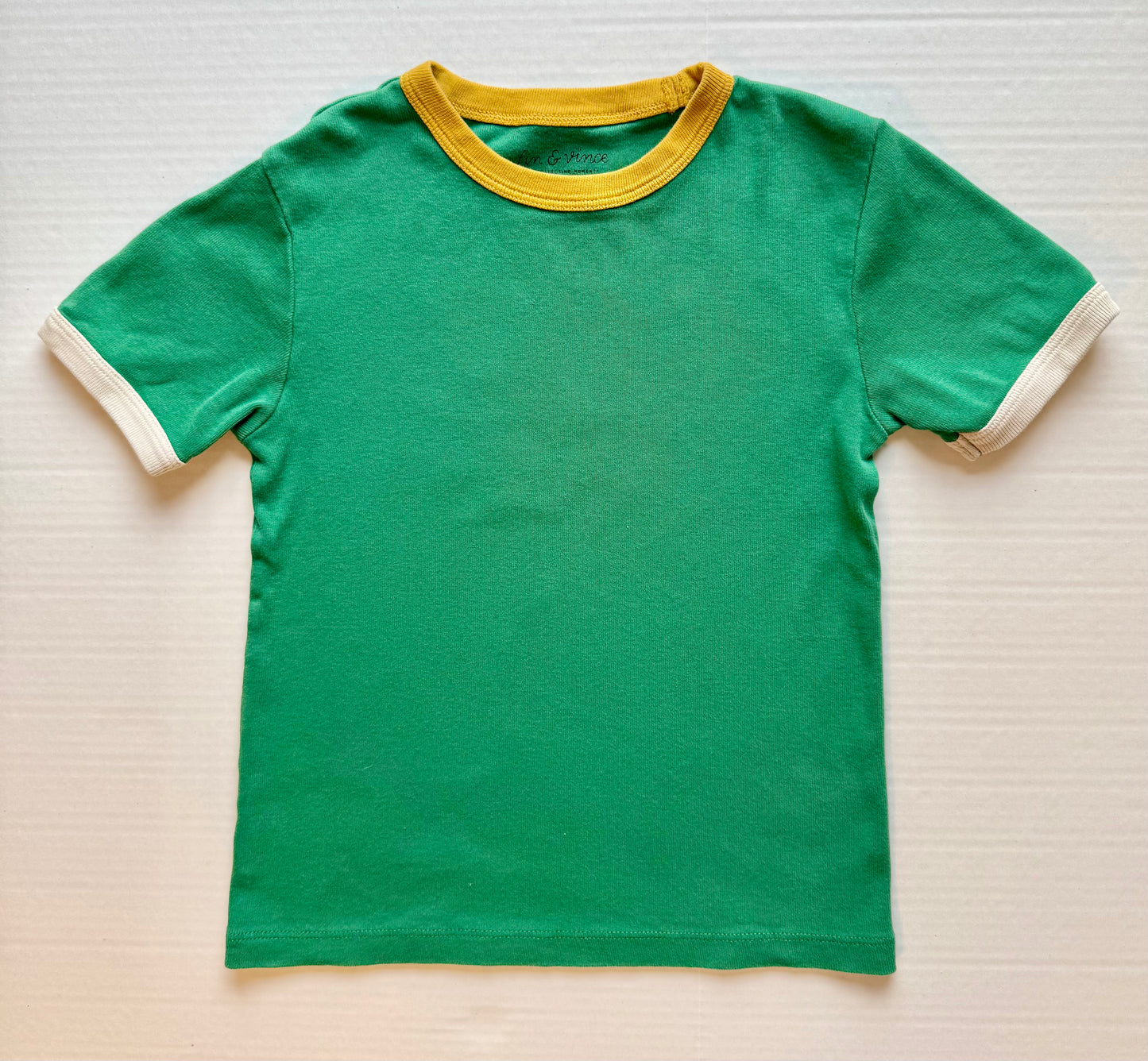 Fin & Vince || green tee || Size 8/9