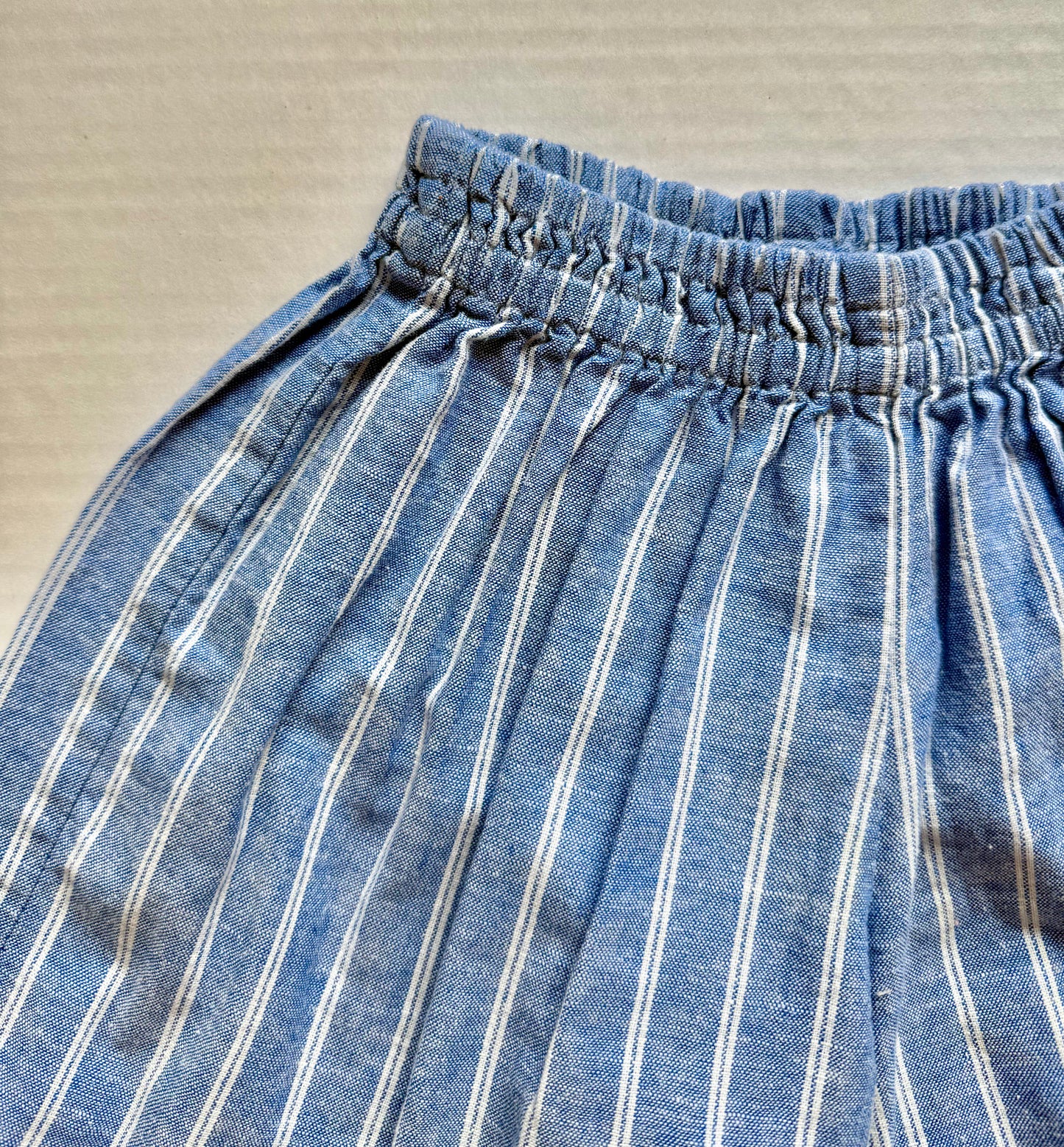 DOS bali || blue striped baggy pants || 2T