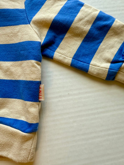 Tinycottons || striped crewneck sweatshirt || 12m