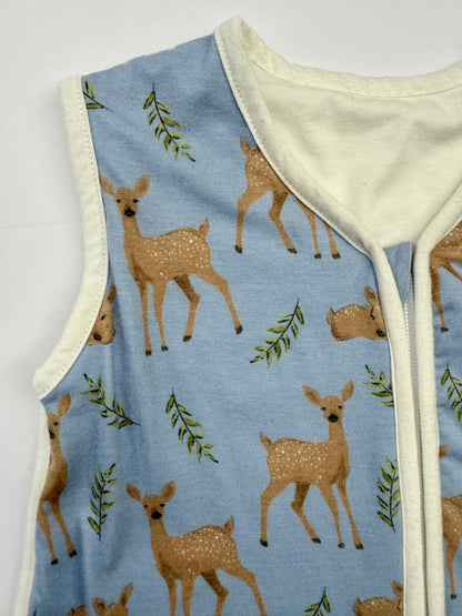 Copper Pearl sleep sack || blue dear || 0-6 months