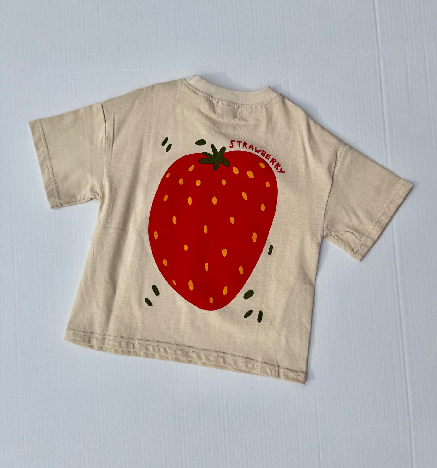 Fostered Collection || oversized strawberry back tee - size 2,4