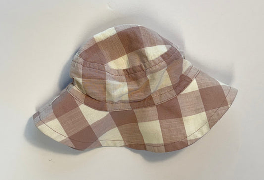 Pehr || purple gingham sunhat || 6-12m