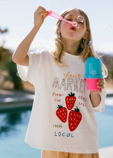 Fostered Collection || oversized fruit market tee- size 2,4