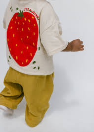 Fostered Collection || oversized strawberry back tee - size 2,4