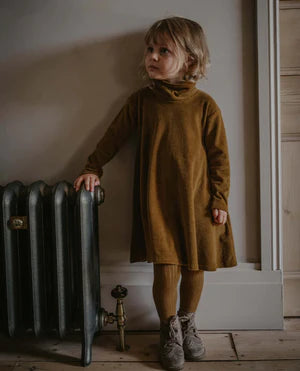 The Simple Folk || the velvet dress bronze || Size 2/3 y