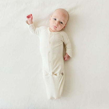 Goumi organic sleeper gown || cloud (0/3)