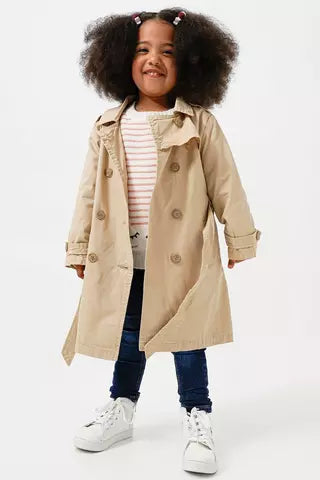 Zara beige trench coat (4/5)