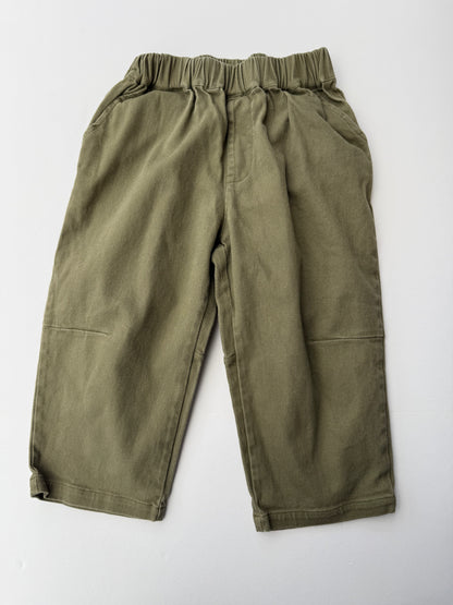 Fostered || olive twill pant || size 5